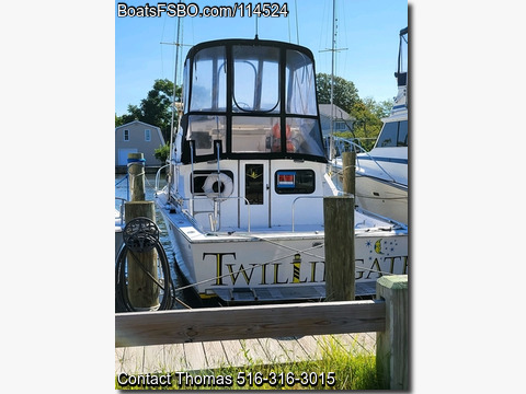 28' 1972 Bertram Fly Bridge Cruiser BoatsFSBOgo