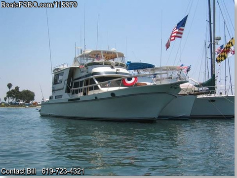 58'  1985 Californian Cockpit Motoryacht BoatsFSBOgo