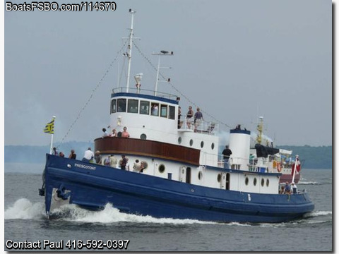 110'  1930 Custom Steel Tug Boat BoatsFSBOgo