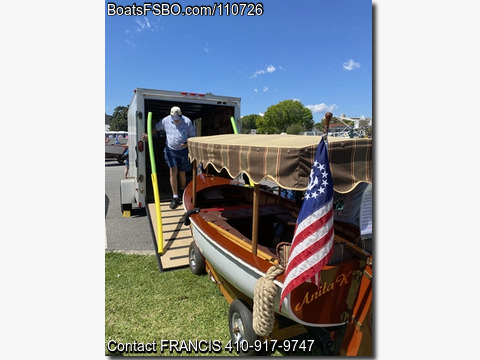 10' 1900 Electric Launch Surrey Top BoatsFSBOgo