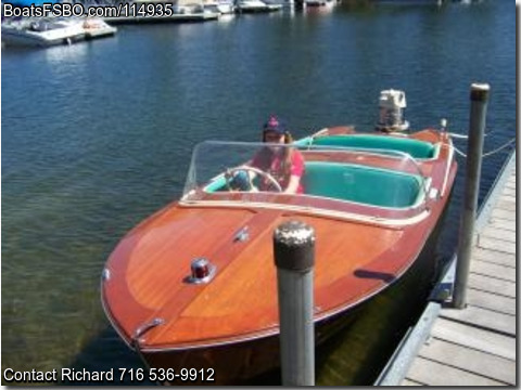 15' 1956 Elgin Mahogany Classic BoatsFSBOgo