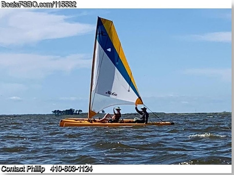 17'  2017 Hobie Tandem Mirage Sailing Kayak BoatsFSBOgo