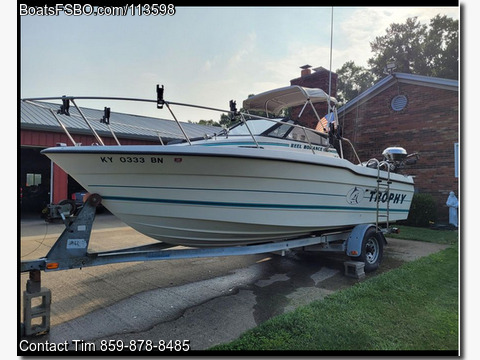 20' 1991 Trophy 2002 Walkaround Cuddy BoatsFSBOgo